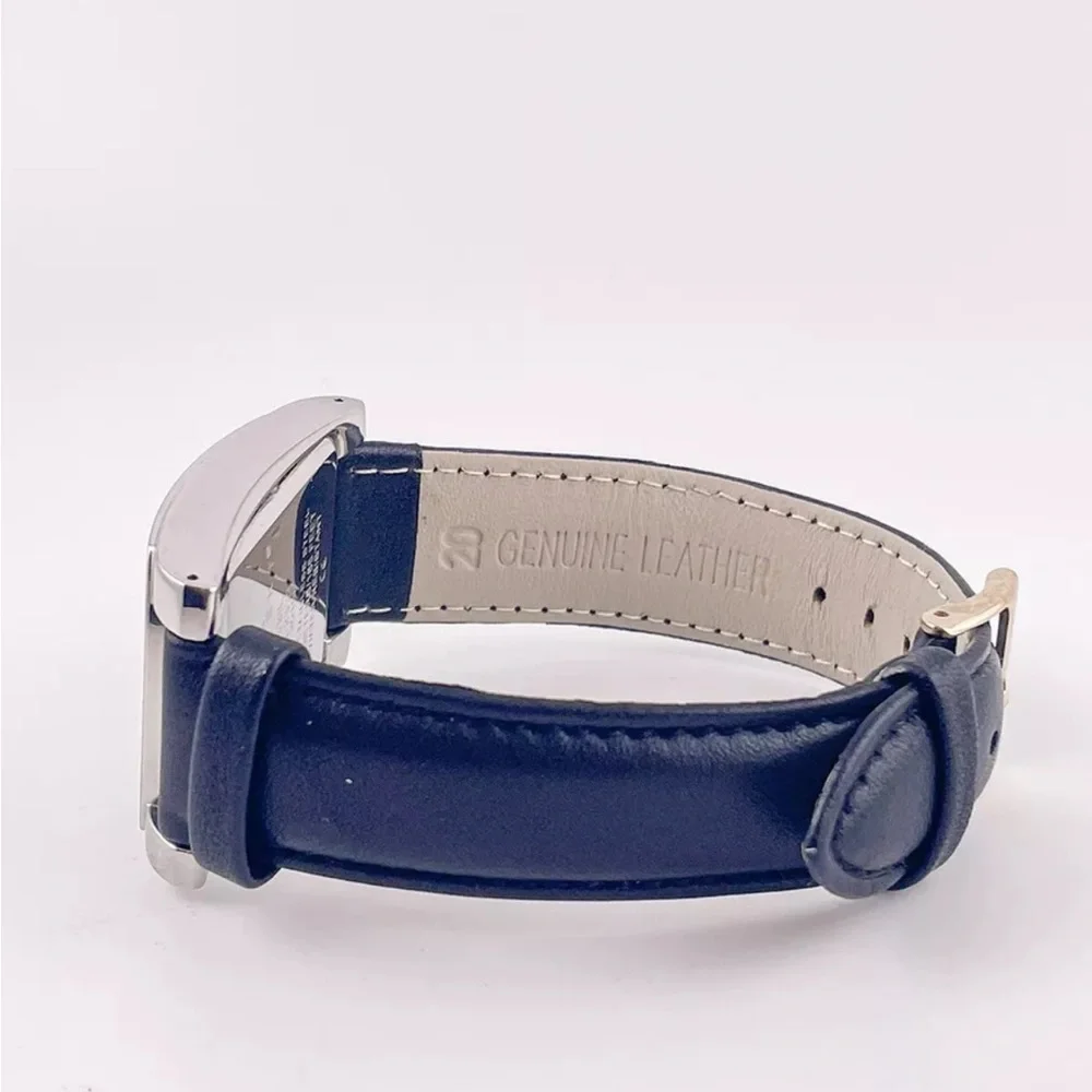 Fossil Arkitekt FS-2832 Genuine Leather Quartz Analog Vintage Watch Black Band
